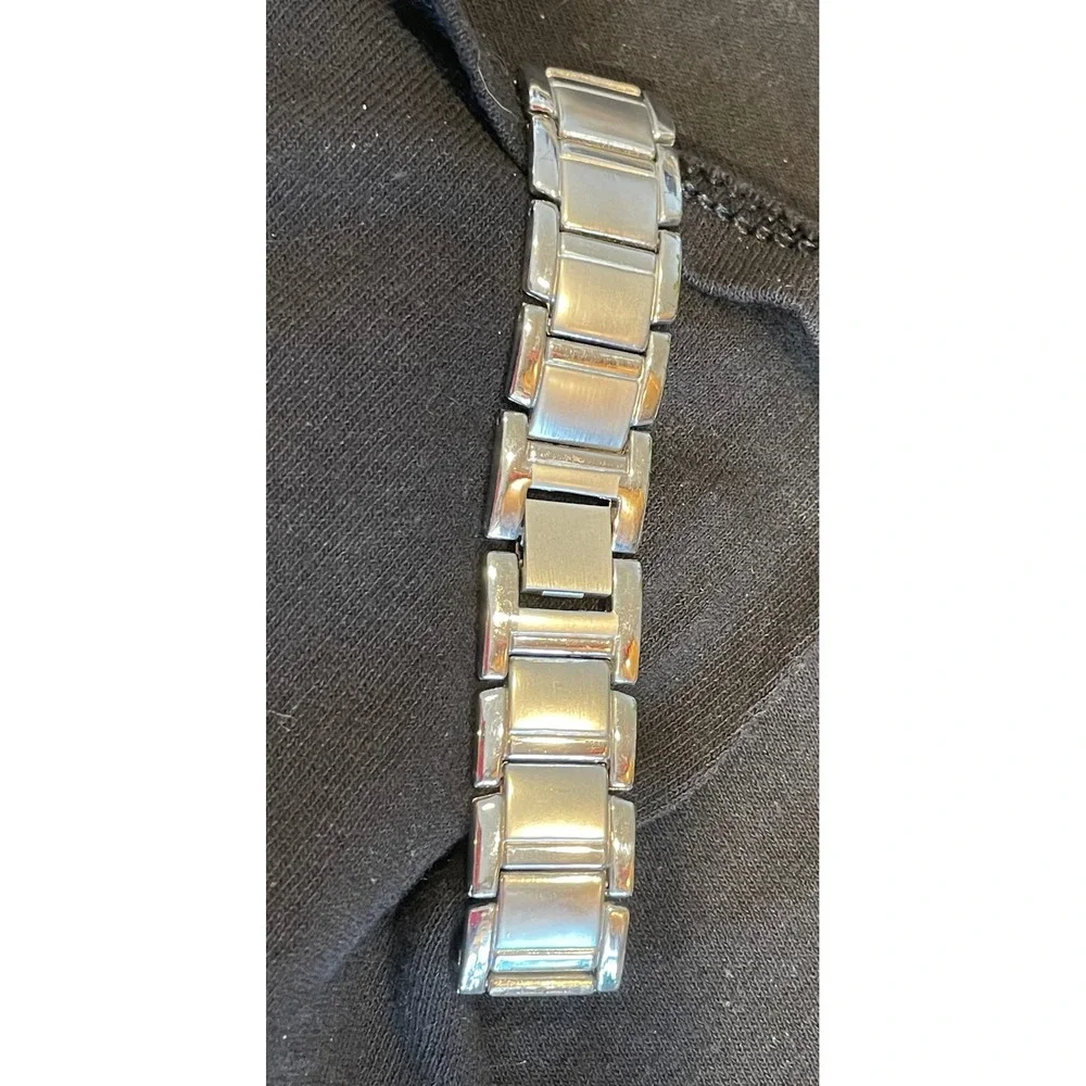 SKC Quartz Stainless‎ Steel Rectangle Roman Numeral Women's Dress Watch